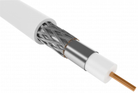 Кабель коаксиальный RG6 CCS 75Ом FPE PVC белый (300м) GENERICA