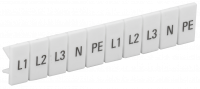 Маркеры для КПИ-2,5мм2 с символами "L1, L2, L3, N, PE" IEK