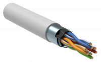ITK Витая пара F/UTP кат.5E 4х2х24AWG solid LSZH нг(А)-LSLTx белый (305м)