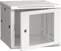 ITK Шкаф настенный LINEA W 6U 600х600мм дверь перфорированная RAL 7035