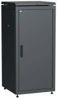 ITK Шкаф сетевой напольный 19" LINEA N 28U 600х800мм металлическая передняя дверь черный