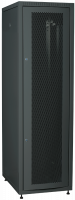 ITK Шкаф сетевой напольный LINEA E 42U 600х800мм перфорированная передняя дверь задняя металлическая черный
