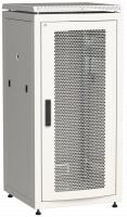 ITK Шкаф сетевой напольный 19" LINEA N 28U 600х800мм перфорированная передняя дверь серый
