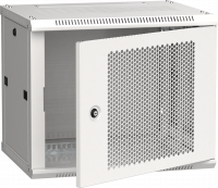 ITK Шкаф настенный LINEA W 6U 600х450мм дверь перфорированная RAL 7035