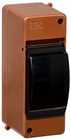 KREPTA 3 Корпус пластиковый КМПн 2/2 IP30 дуб IEK