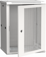 ITK Шкаф настенный LINEA W 15U 600х450мм дверь перфорированная RAL 7035