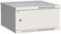 ITK Шкаф настенный LINEA WE 6U 600х600мм дверь металл серый