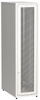 ITK Шкаф сетевой напольный LINEA E 42U 600х1000мм перфорированная передняя дверь задняя металлическая серый