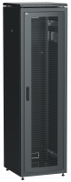 ITK Шкаф сетевой напольный 19" LINEA N 33U 600х600мм перфорированная передняя дверь черный