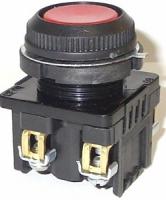 КЕ-181 У2 исп.4, красный, 1з, цилиндр, IP54, 10А ,660В, выключатель кнопочный  (ЭТ)