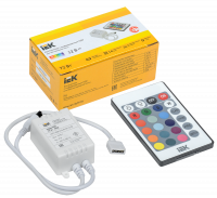 Контроллер с ПДУ ИК RGB 3 канала 12В 2А 72Вт IEK