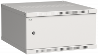 ITK Шкаф настенный LINEA WE 6U 600х650мм дверь металл серый