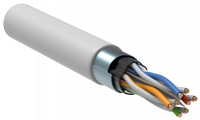 ITK Витая пара F/UTP кат.6 4х2х23AWG solid LSZH нг(А)-LSLTx белый (305м)