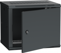 ITK Шкаф настенный LINEA W 9U 600х450мм дверь металл RAL 9005