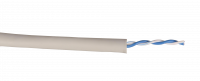 Кабель витая пара U/UTP кат.5E 100МГц 1 пара PVC INDOOR 1м серый GENERICA