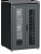 ITK Шкаф сетевой напольный 19" LINEA N 24U 800х800мм двустворчатая перфорированная дверь, задняя перфорированная черный