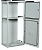 Корпус металлический сборный ВРУ-2 2000х800х600 IP54 SMART IEK
