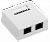 Розетка информационная настенная RJ45 кат.5E UTP 2 порта GENERICA
