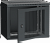 ITK Шкаф настенный LINEA W 9U 600х450мм дверь перфорированная RAL 9005