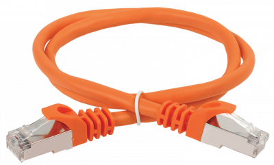 ITK Коммутационный шнур (патч-корд) кат.6 FTP PVC 1м оранжевый
