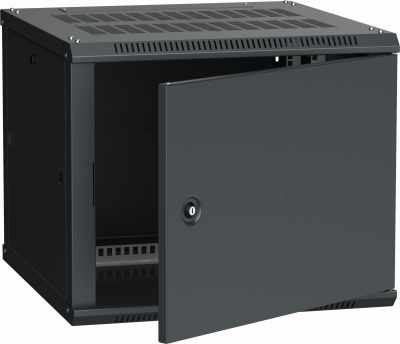 ITK Шкаф настенный LINEA W 6U 600х600мм дверь металл RAL 9005