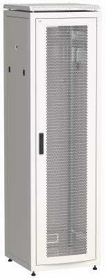 ITK Шкаф сетевой напольный 19" LINEA N 38U 600х800мм перфорированная передняя дверь серый