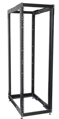 ITK Стойка открытая монтажная двухрамная LINEA F 33U 600x800мм с регулируемой глубиной чёрная