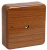 Коробка распаячная КМ для открытой проводки 75х75х28мм дуб IEK