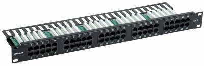 Патч-панель телефонная 1U кат.3 RJ45 50 портов (Krone) GENERICA
