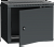 ITK Шкаф настенный LINEA W 9U 600х450мм дверь металл RAL 9005